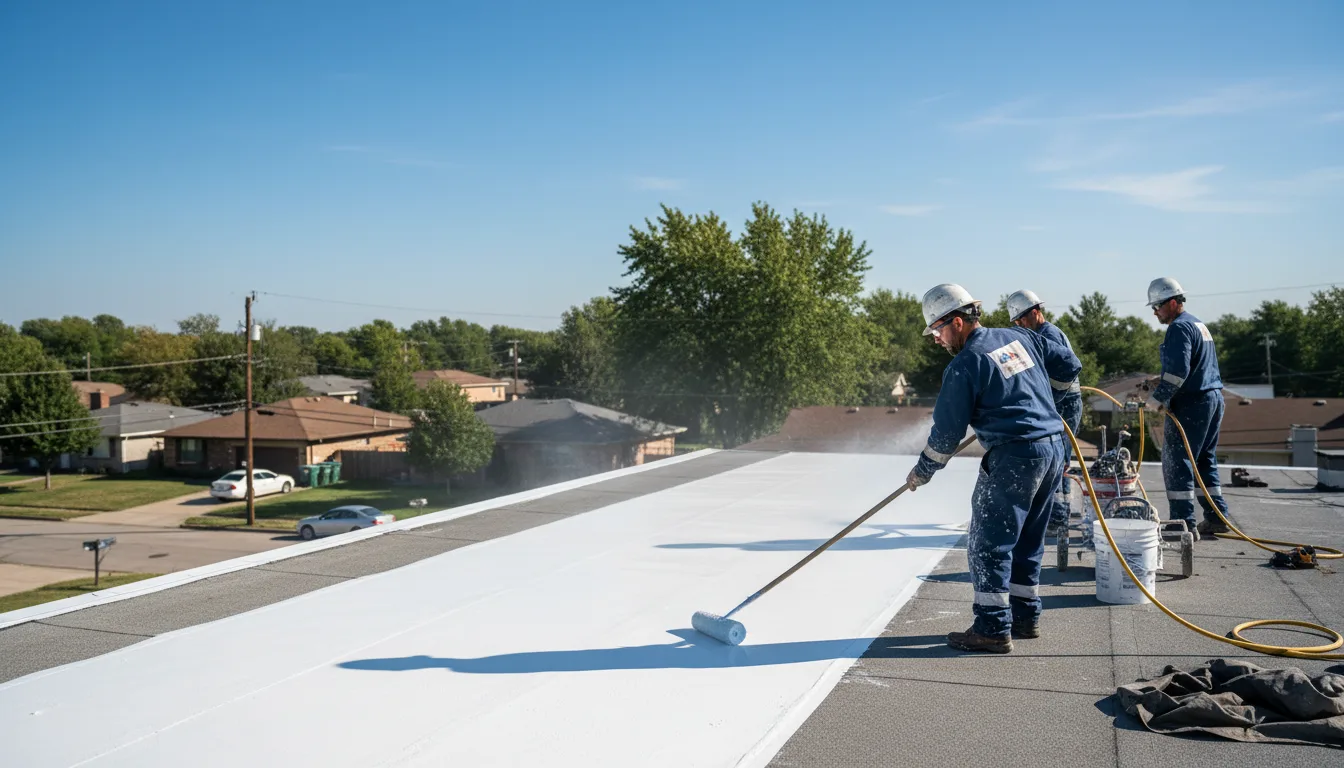 Commercial roof coating in Cascade, VA near me
